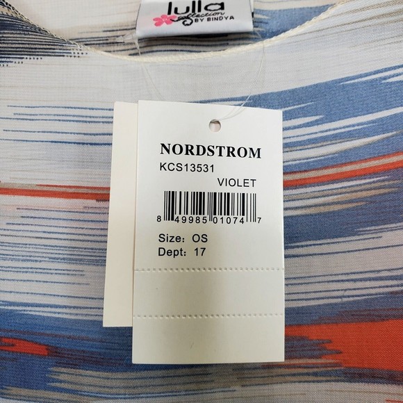 Lulla Collection By Bindya Violet Sheer Shawl Jacket One Size NWT - Picture 3 of 7